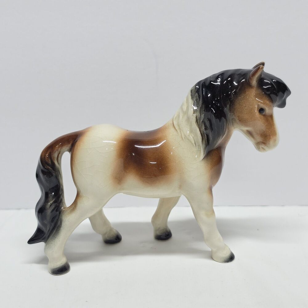 Goebel Welch Shetland Pony Porcelain Figurine Glossy Finish West Germany VTG 70s
